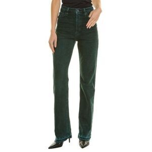 Hudson Women's Jeans Faye Ultra High-Rise Bootcut in Overdye Scarab size 30